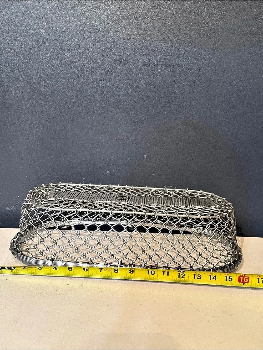 Dary Rees Original Wire Basket Set in Silver & Blue